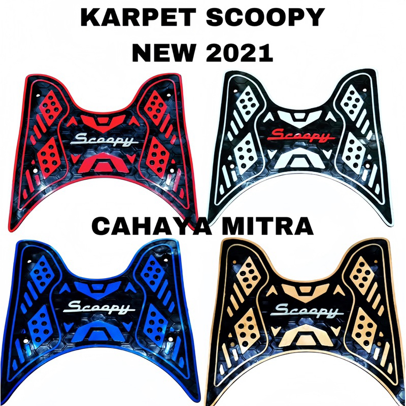 Karpet New Scoopy 2021 Bordes Alas Kaki Honda New Scoopy 2021