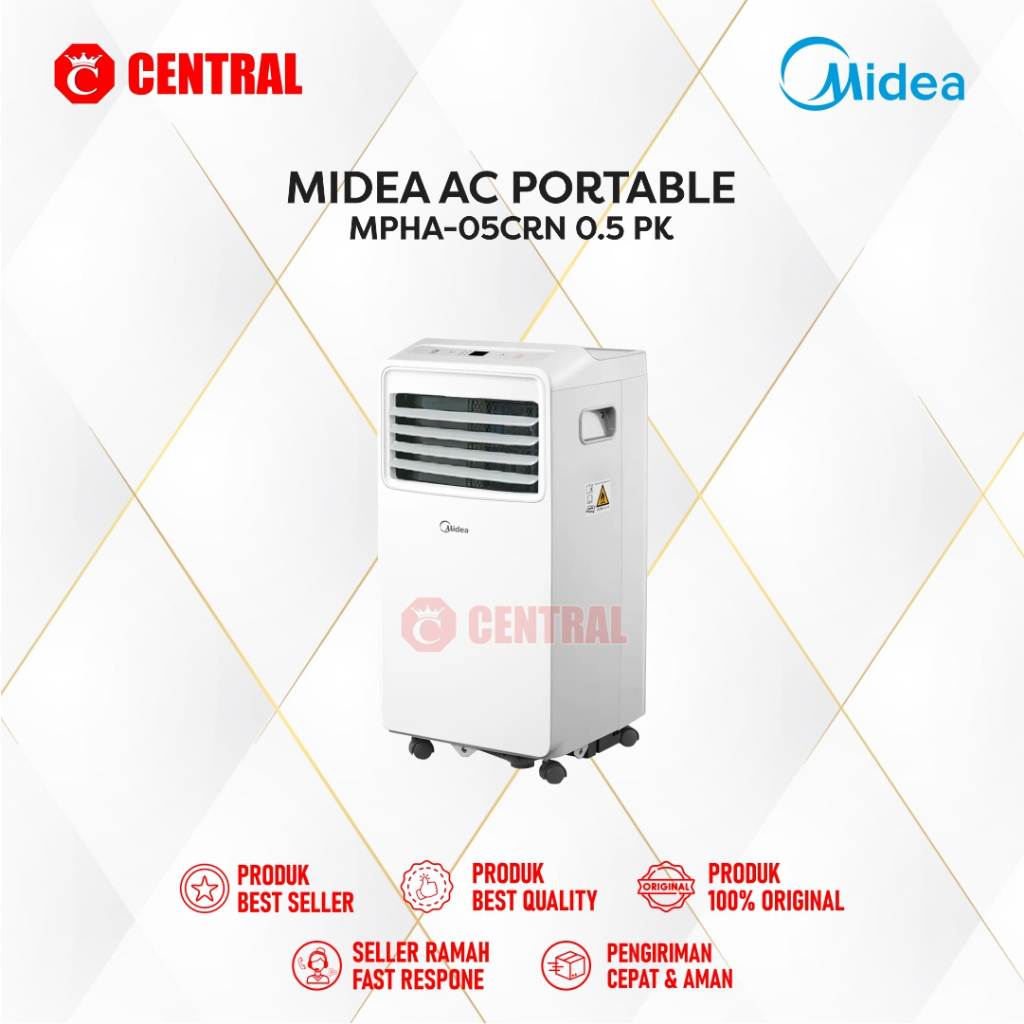 AC PORTABLE MIDEA MPHA-05CRN - AC PORTABLE 0.5 PK