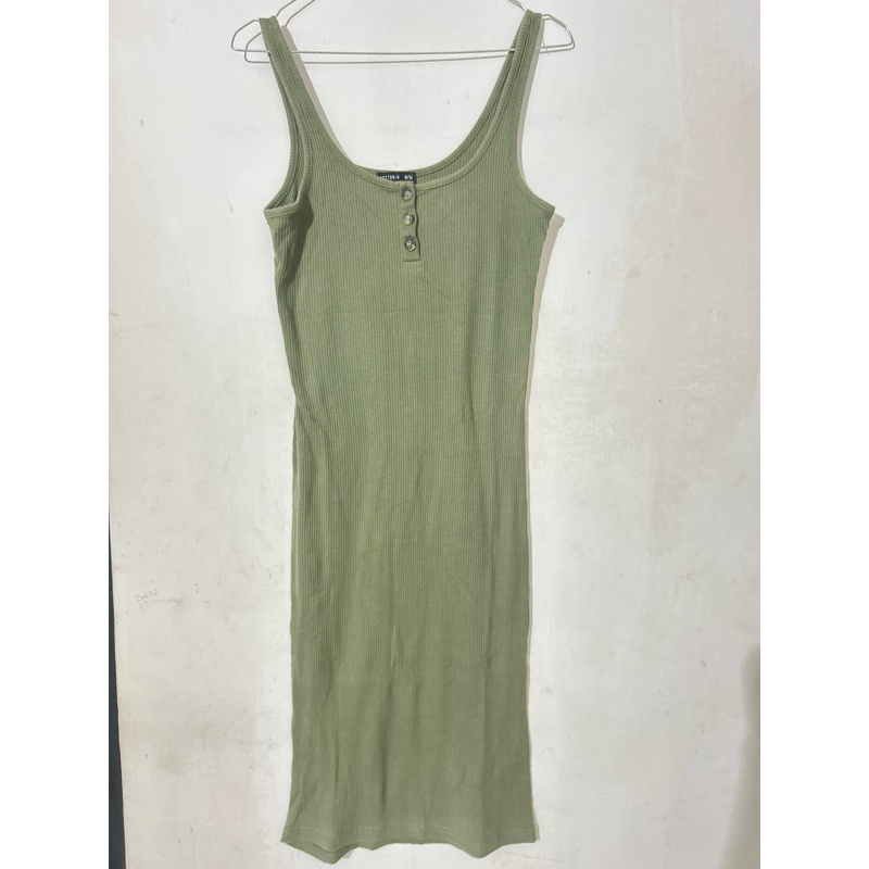 preloved bodycon dress cotton on straight