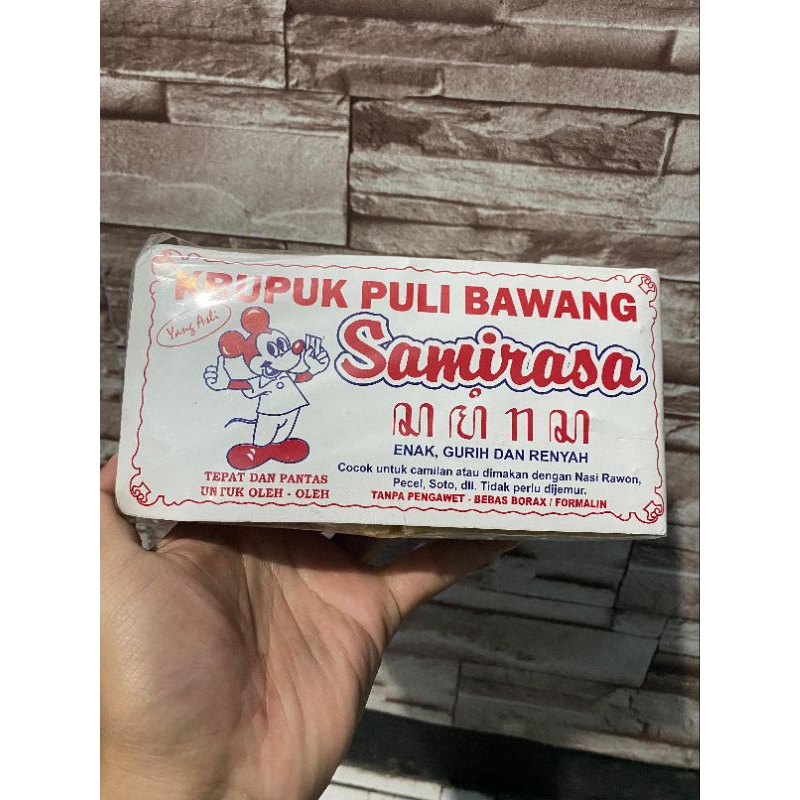 

Kerupuk / Krupuk Puli Bawang Samirasa 400 gram Enak, Gurih, Renyah
