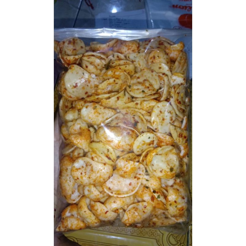 

Kerupuk seblak putih kering