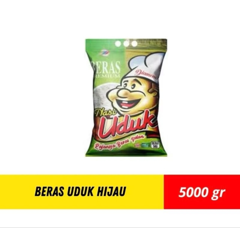 

BERAS NASI UDUK HIJAU 5 kg [ khusus Instant ]