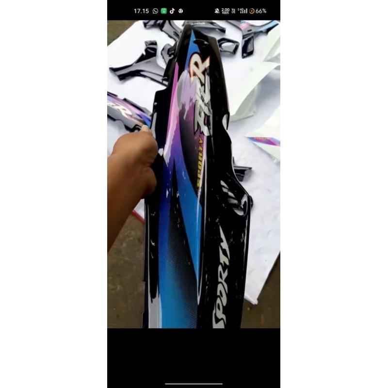 STRIPING VARIASI FIZ R LEE CUSTOM MODIFIKASI