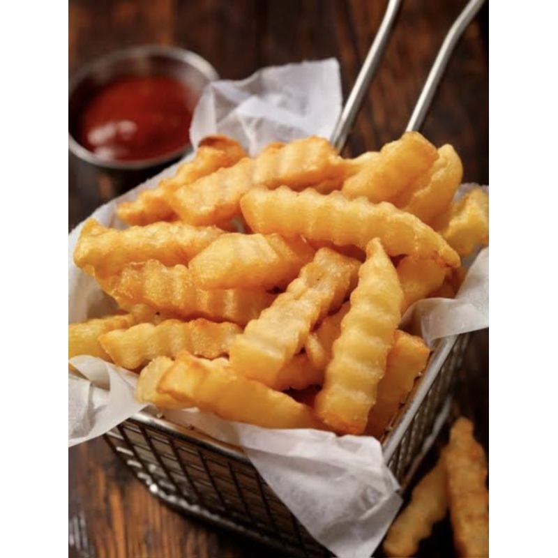

Kentang Goreng Frozen French Fries Jenis Crinkle Cut