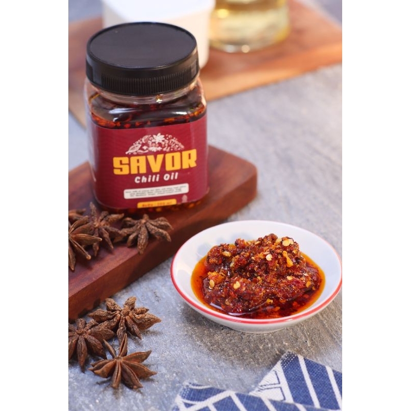 

MAKARASA SAVOR CHILI OIL - CABAI KERING MINYAK REMPAH | SAMBAL CHILI OIL 200 ML