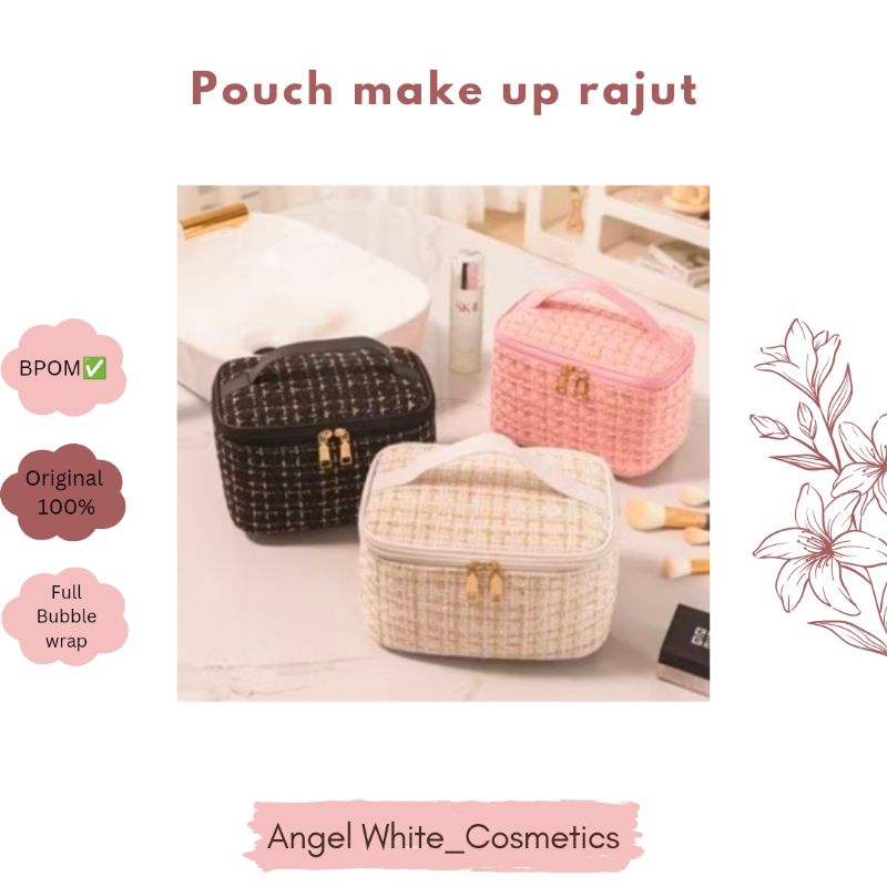 POUCH MAKE UP RAJUT