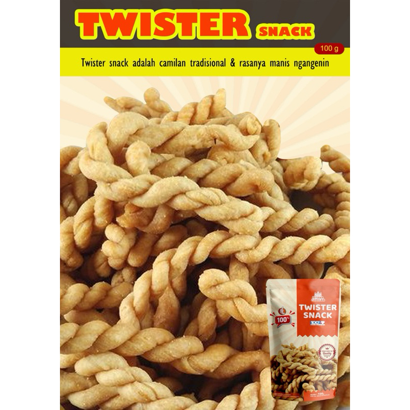 

Twister Snack(kue plintiran/kue tali/kue tambang)