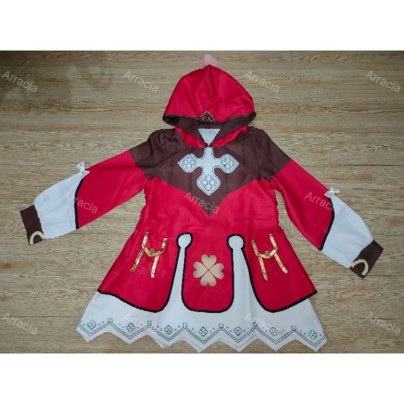 WTS READY STOCK PRELOVED SECOND EX RENT Fullset Cosplay Costum Kostum Wig Rambut Palsu Klee Genshin 