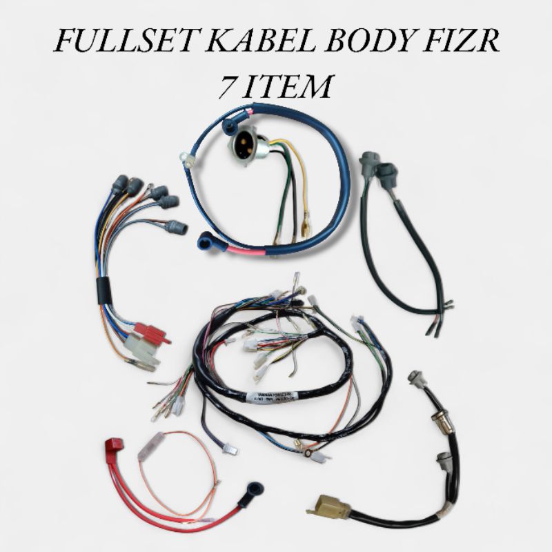 Kabel body fource1 fizr 4wh set kabel body fullset fiting lampu fizr + kabel aki positif negatif set