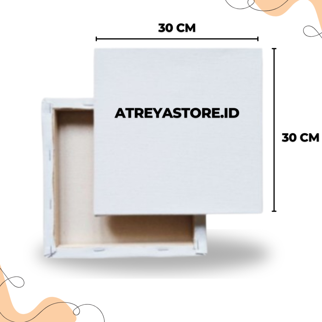 

Kanvas Lukis Standard Ukuran 30 x 30 cm