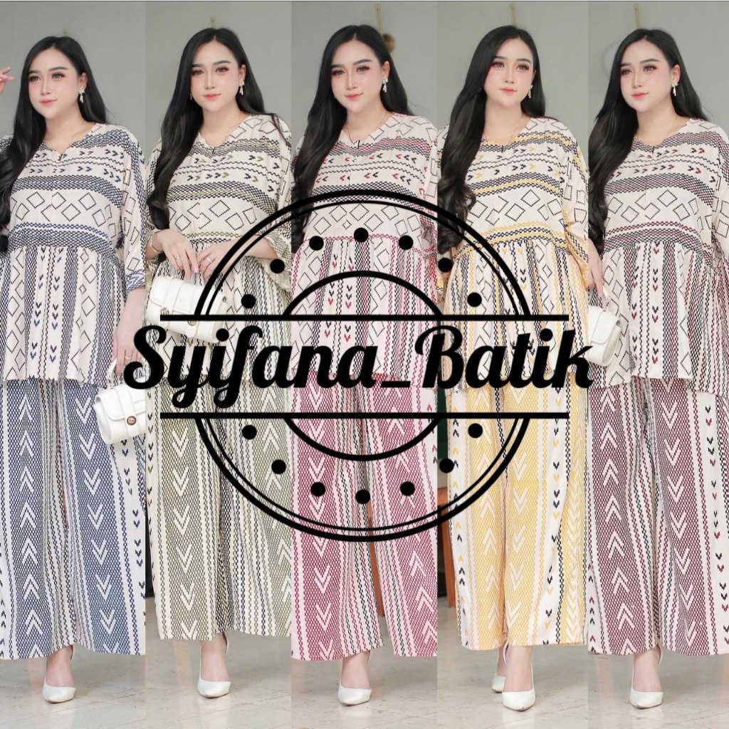 ONE SET KULOT JUMBO SALUR BUSUI SERUT DADA LENGAN REMPEL