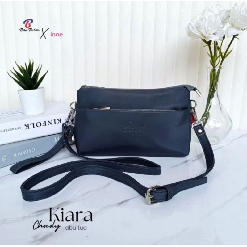 SLINGBAG WANITA KIARA BY INOE TAS SELEMPANG 2IN1 CHOCOLY TAS TERBARU  INOE