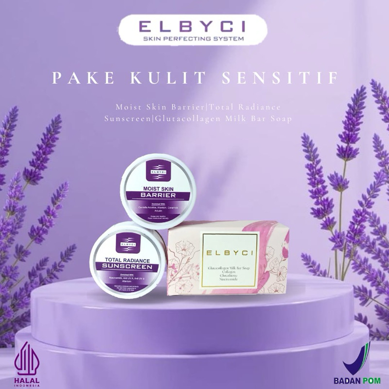 [original free gift] ELBYCI SKINCARE PAKET SENSITIF ISI 3