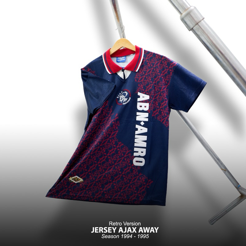 Retro Ajax Away Baju Bola Ajax Away 1994