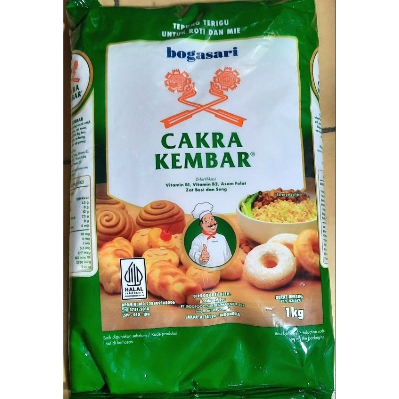 

CAKRA KEMBAR TEPUNG TERIGU 1000GR