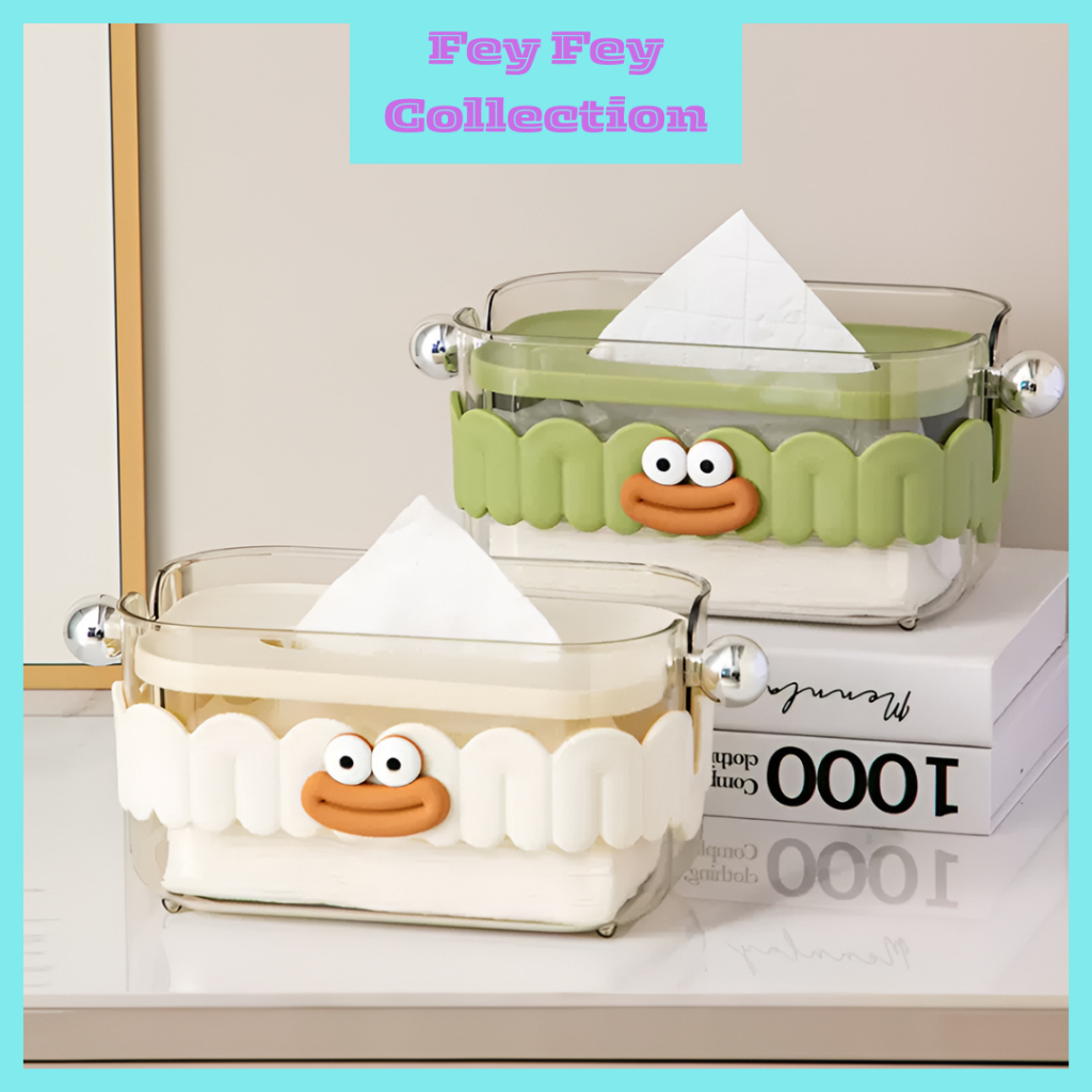 Feyfey Collection-Tempat Tissue Bebek Dower Kotak Tisu Duck Hiasan Meja Tamu Dekorasi Ruang Tamu Caf