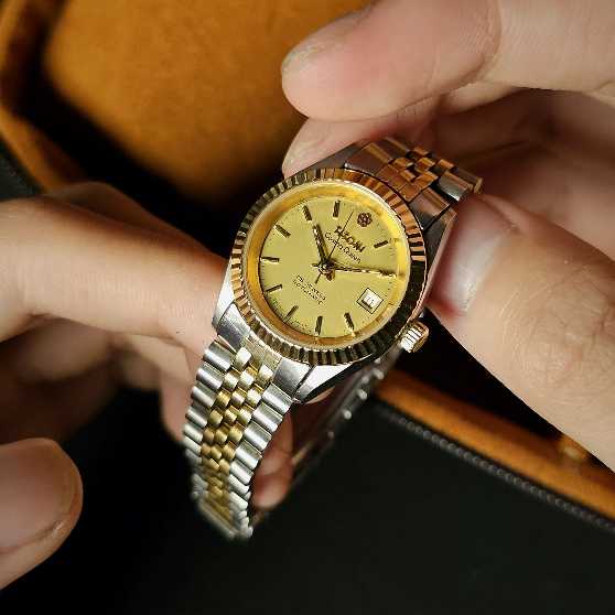 Vintage Titoni Cosmo Queen Two Tone Datejust in Near Mint Condition
