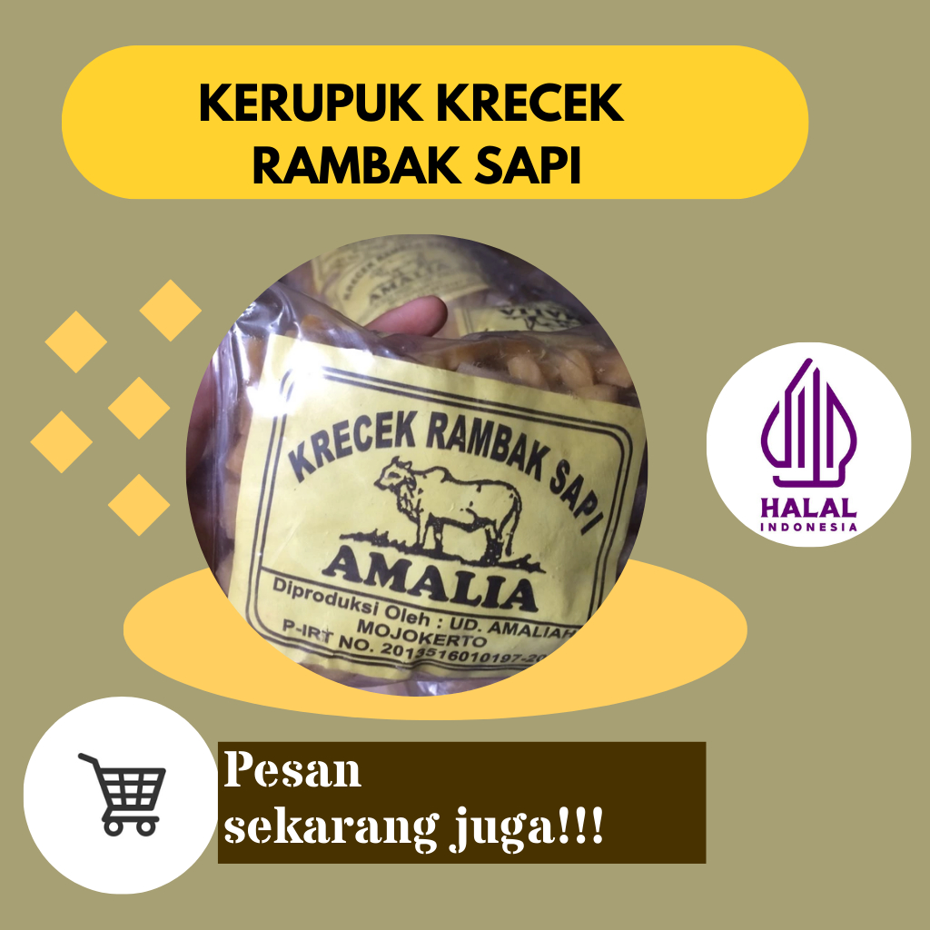

Krupuk krecek rambak sapi 250gr