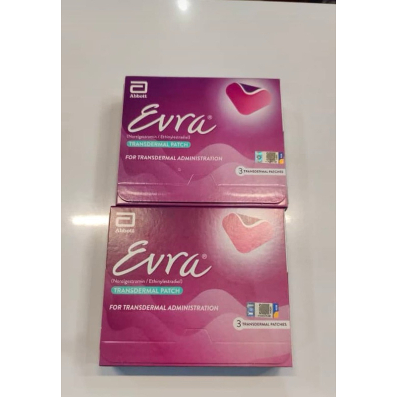[EVRA] TRANSDERMAL KB PATCH ISI 3 Original Malaysia READY STOCK
