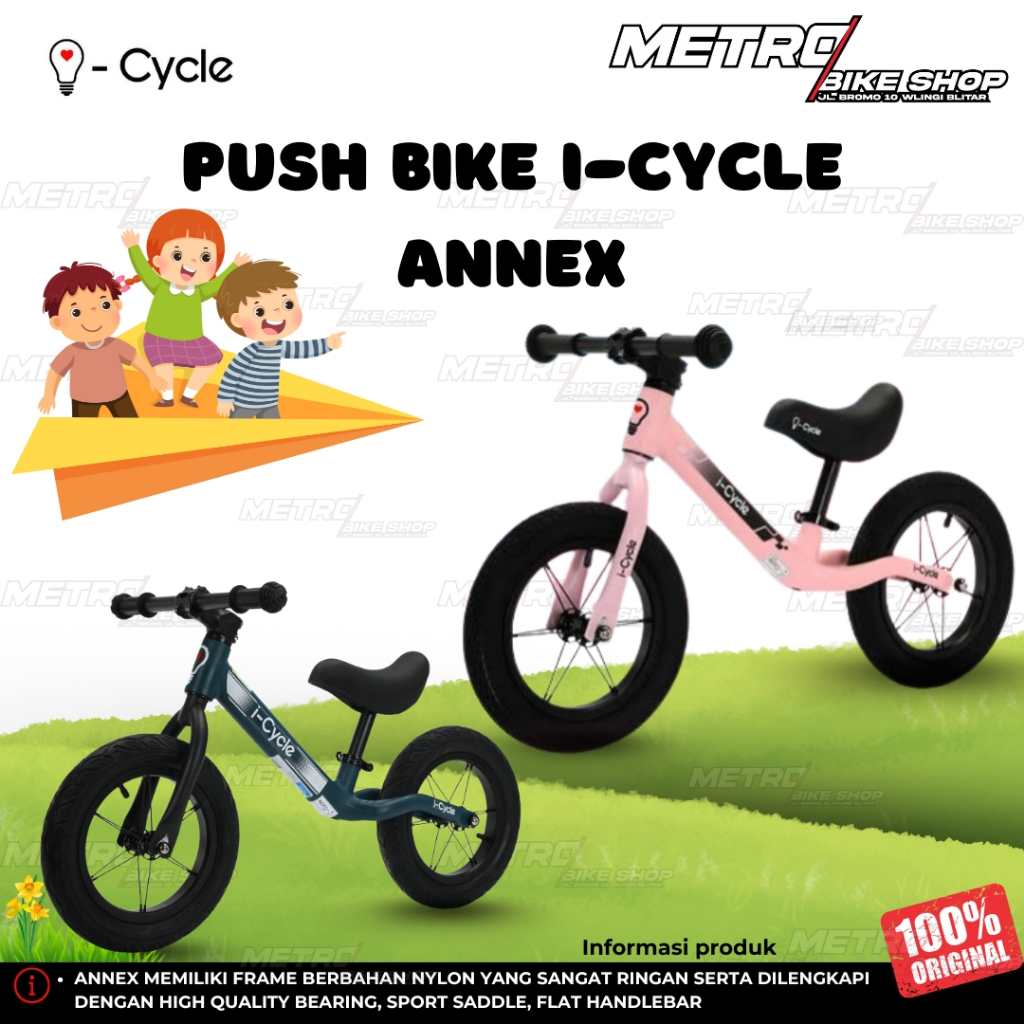 Push Bike Pushbike Balance bike I-cycle Annex Push Bike anak