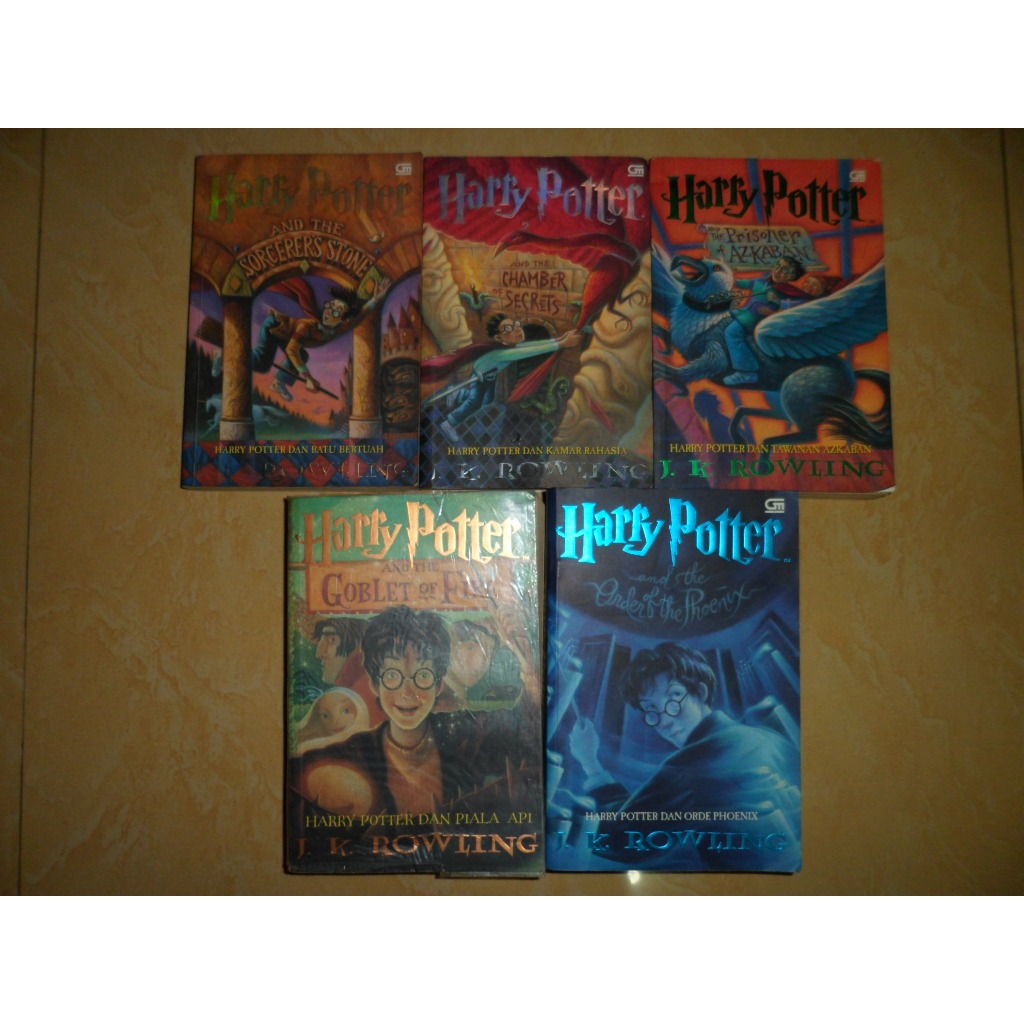Novel Harry Potter 1-5 Kolpri Original