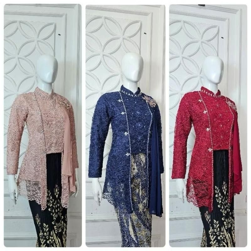 Setelan Kebaya Hijab / Kebaya Bridesmaid / Kebaya Modern / Kebaya Lamaran /Kebaya Wisuda