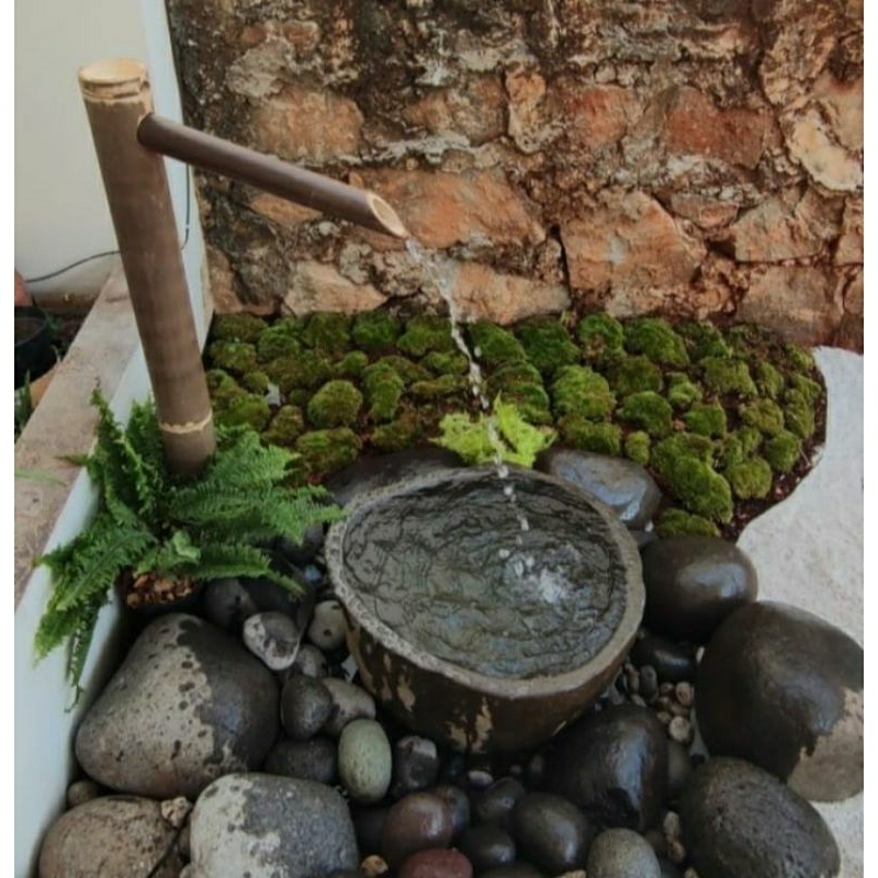 Pot bunga teratai batu alam/pot bunga taman/pot bunga batu alam