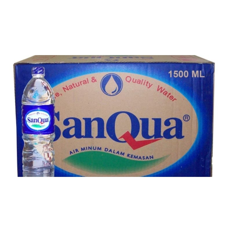 sanqua air mineral air minum kemasan