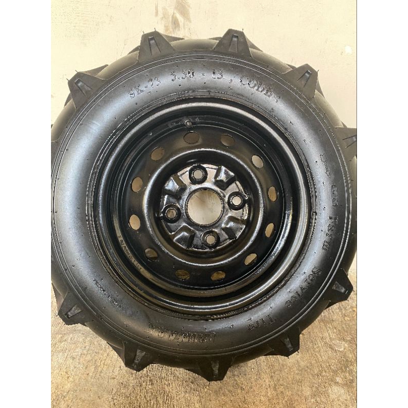Ban Traktor Ring 13 + Velg PCD 114