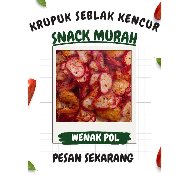 

Krupuk seblak kencur