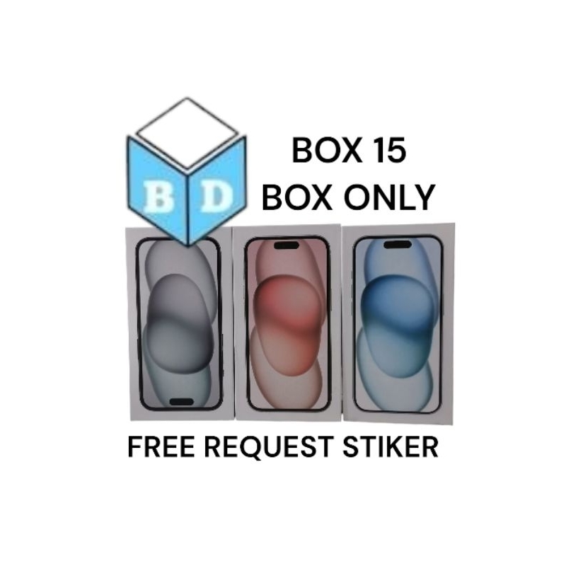 

BOX/KOTAK IP 15 BOX ONLY, WARNA LENGKAP