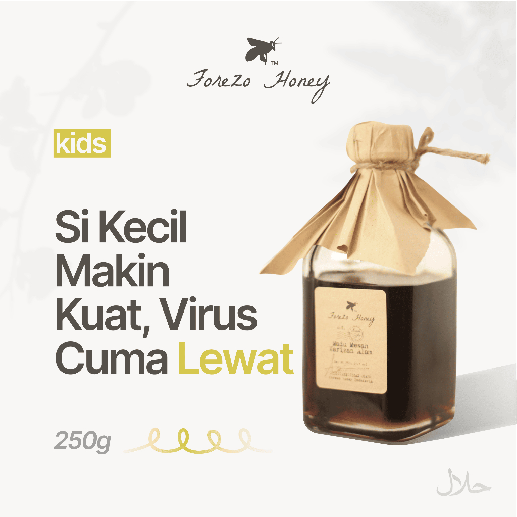 

Madu Anak suplemen Anak pintar nafsu makan energi daya tahan forezo kids original asli