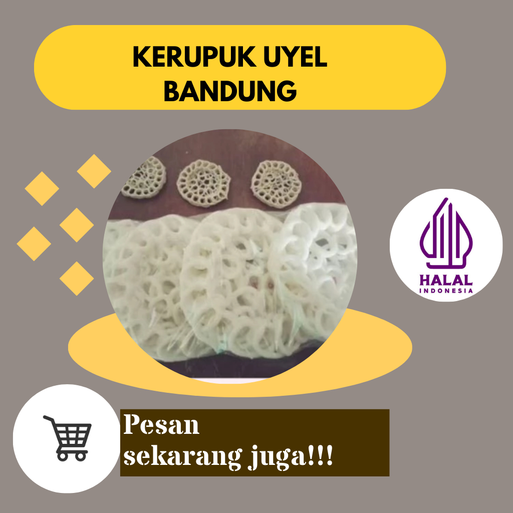 

Kerupuk uyel Kerupuk mawar Krupuk bandung renyah