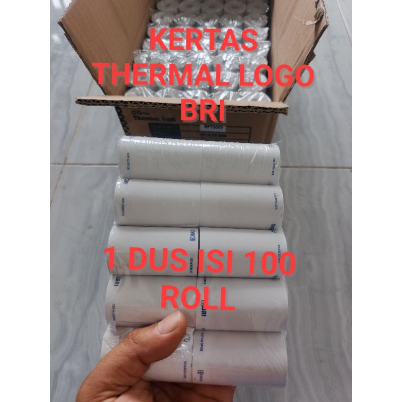 

kertas thermal BRILINK 1 DUS 100roll