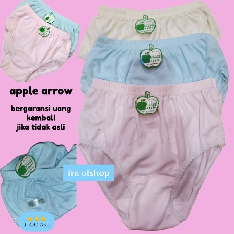 Celana Dalam Apple Arrow Cd Apel Asli Original 6 Pcs