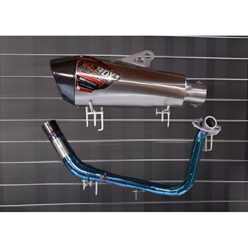 KNALPOT RACING ORIGINAL VEROX TIPE GERA SHORT NMAX OLD,2020 AEROX PCX XMAX ADV SCOOPY VARIO