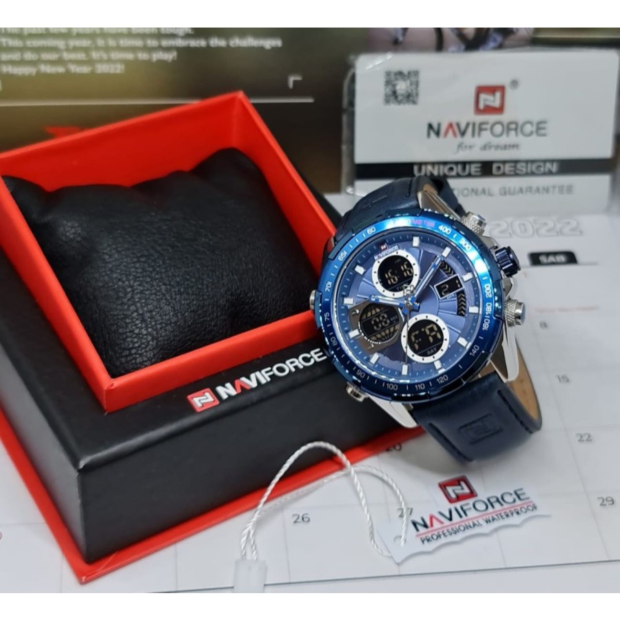 JAM TANGAN NAVIFORCE NF9197ML NF-9197 ML ORIGINAL ANTI AIR