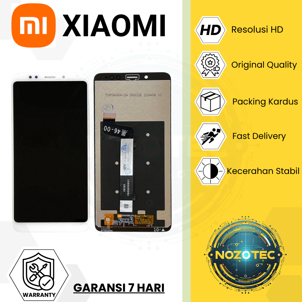 LCD TOUCHSCREEN HP XIAOMI REDMI NOTE 5 / REDMI NOTE 5 PRO LAYAR SENTUH SPAREPART FULLSET COMPLETE OR