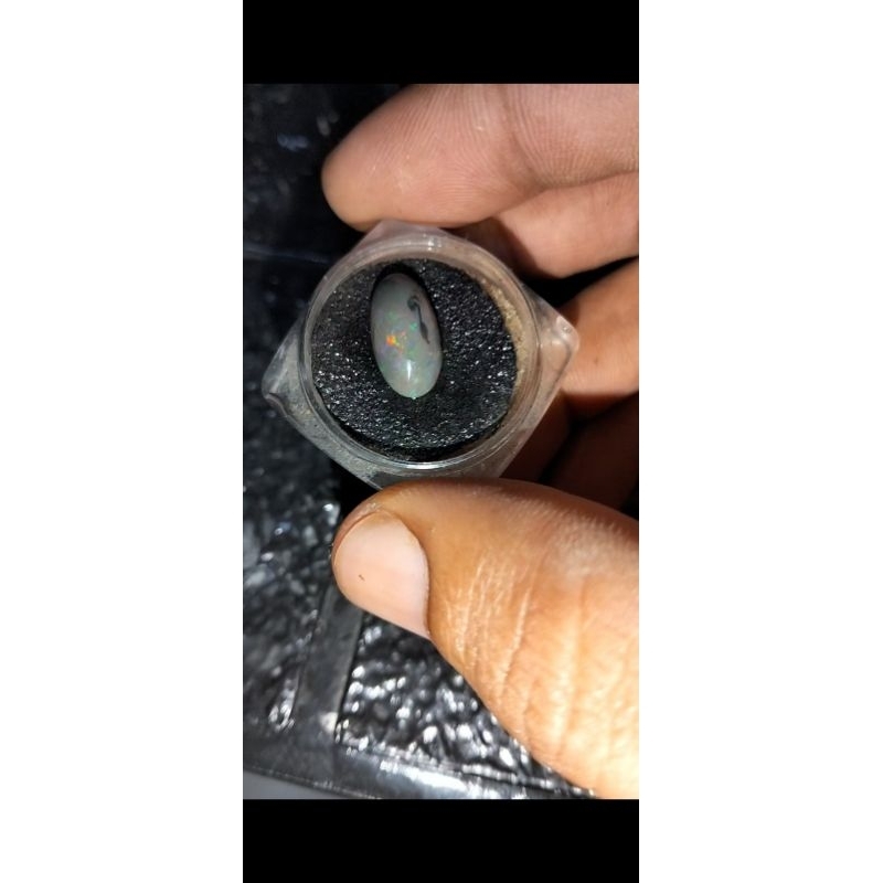 kalimaya black Opal solid asli banten