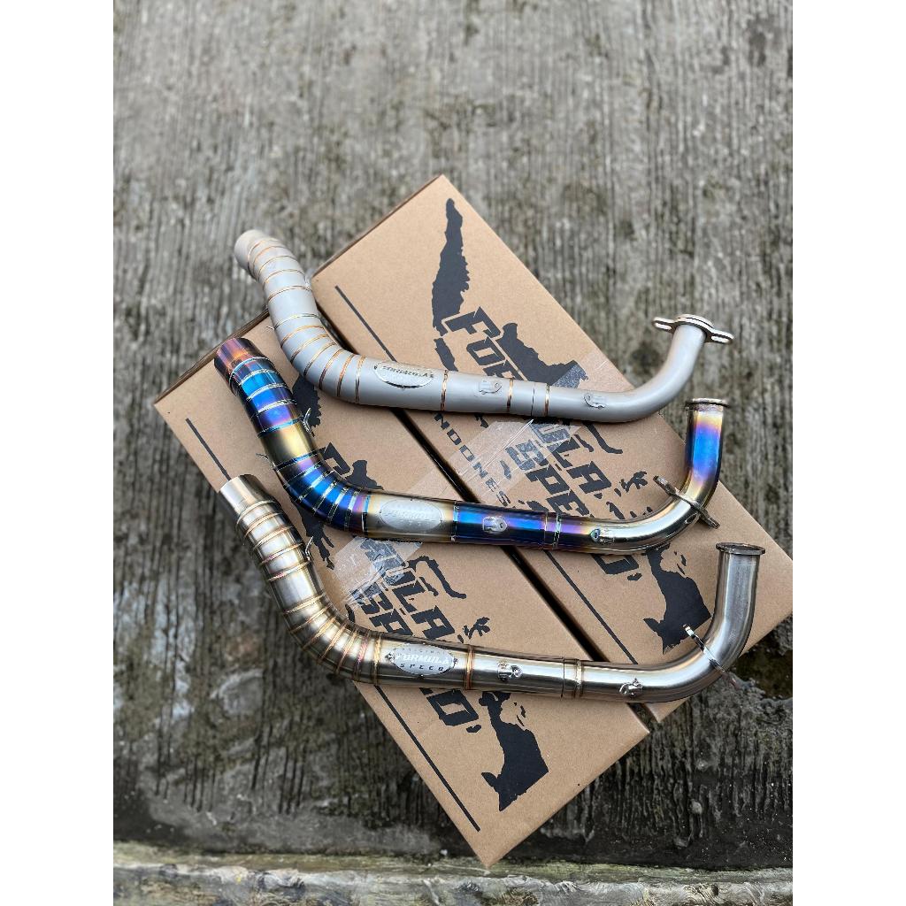 Leheran/Header Knalpot Non Samlong Original Formula Speed Indonesia Ready Inlet 38,45, & 50 mm,,,,,,