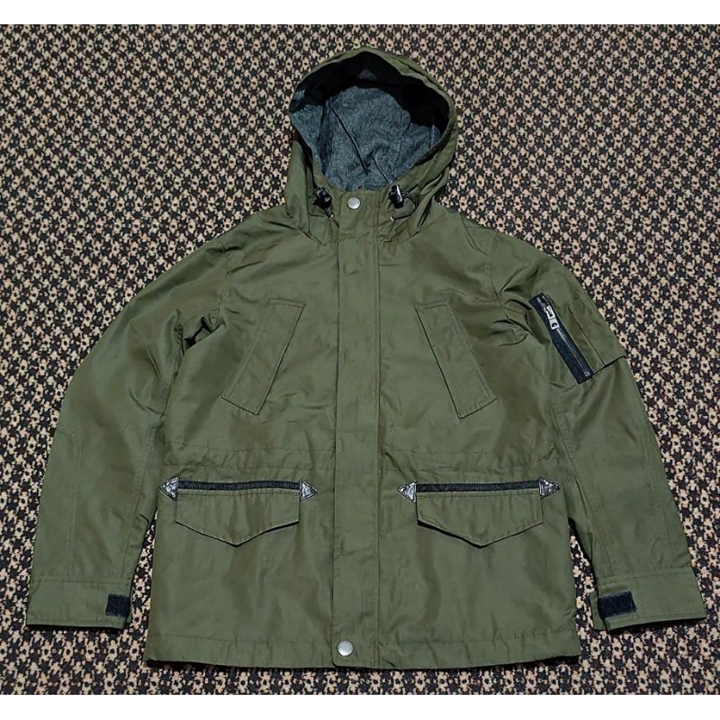 Jaket Mountain Parka Outdoor Henus Khaki