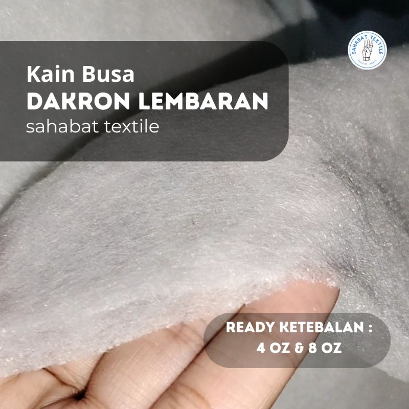 DAKRON LEMBARAN DALAMAN JAKET BUSA DAKRON BEDCOVER 8oz 4oz PADDING