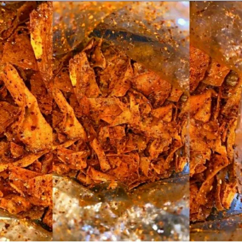 

Terlaris !Grosiran Lebih Murah Kripset Pedas Daun Jeruk 250gr