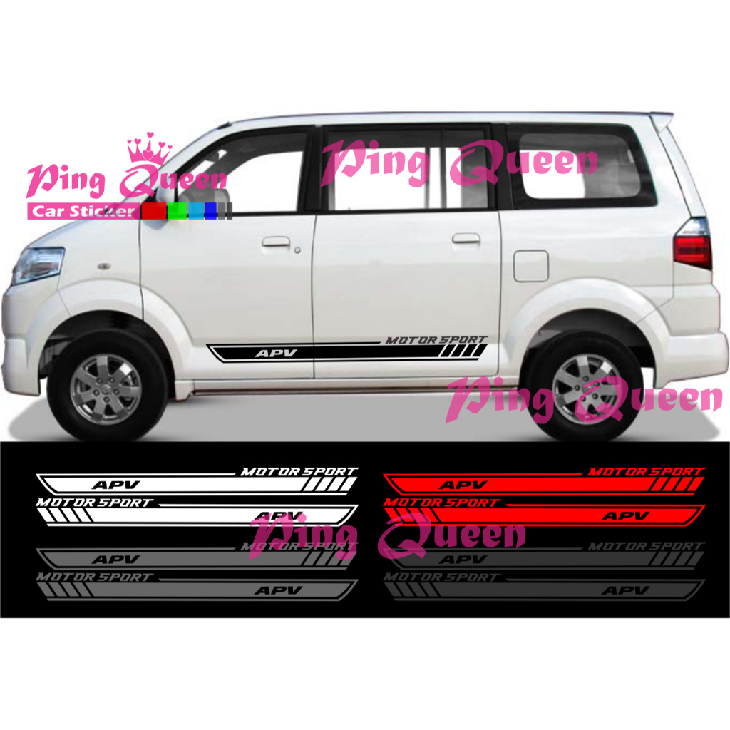 Sticker stiker mobil apv cutting sticker mobil suzuki apv sticker mobil terbaru