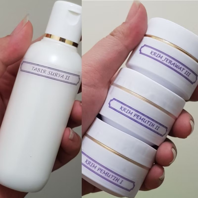 Krim muka / Cream wajah Dr. Kun Jayanata SpKK (krim pemutih I & II / krim jerawat III / tabir surya)