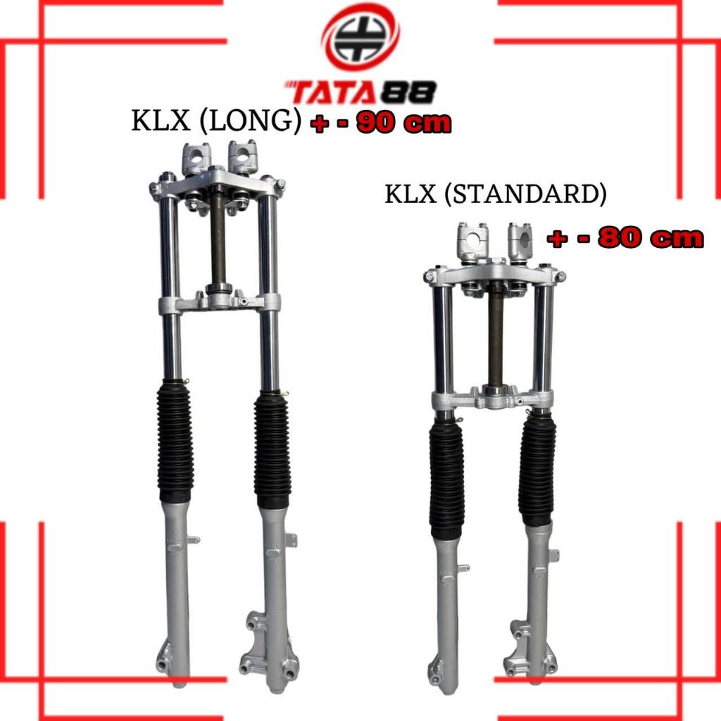 SHOCK DEPAN ASSY + T KLX, KLX LONG - SHOCK ASSY depan klx shock klx short original shock depan klx L