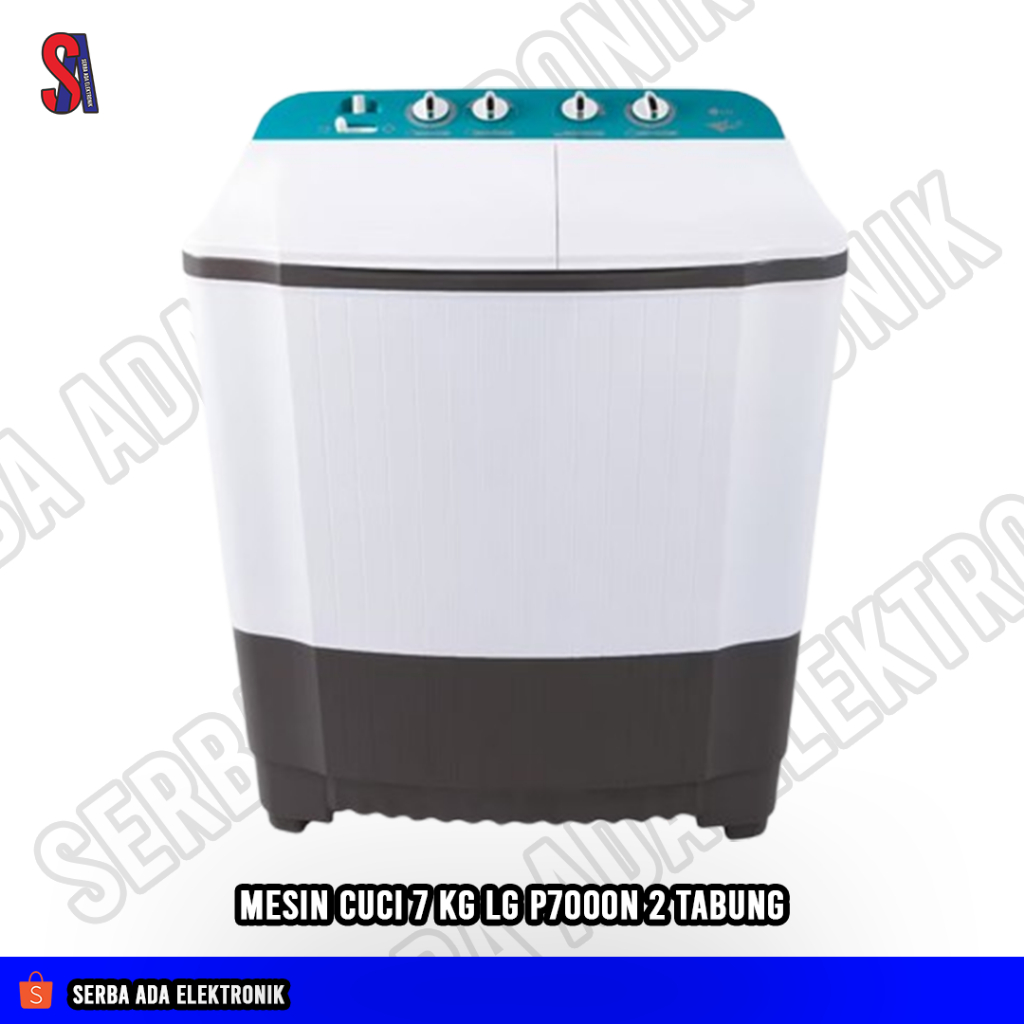 Mesin Cuci 7 Kg LG P7000N 2 Tabung