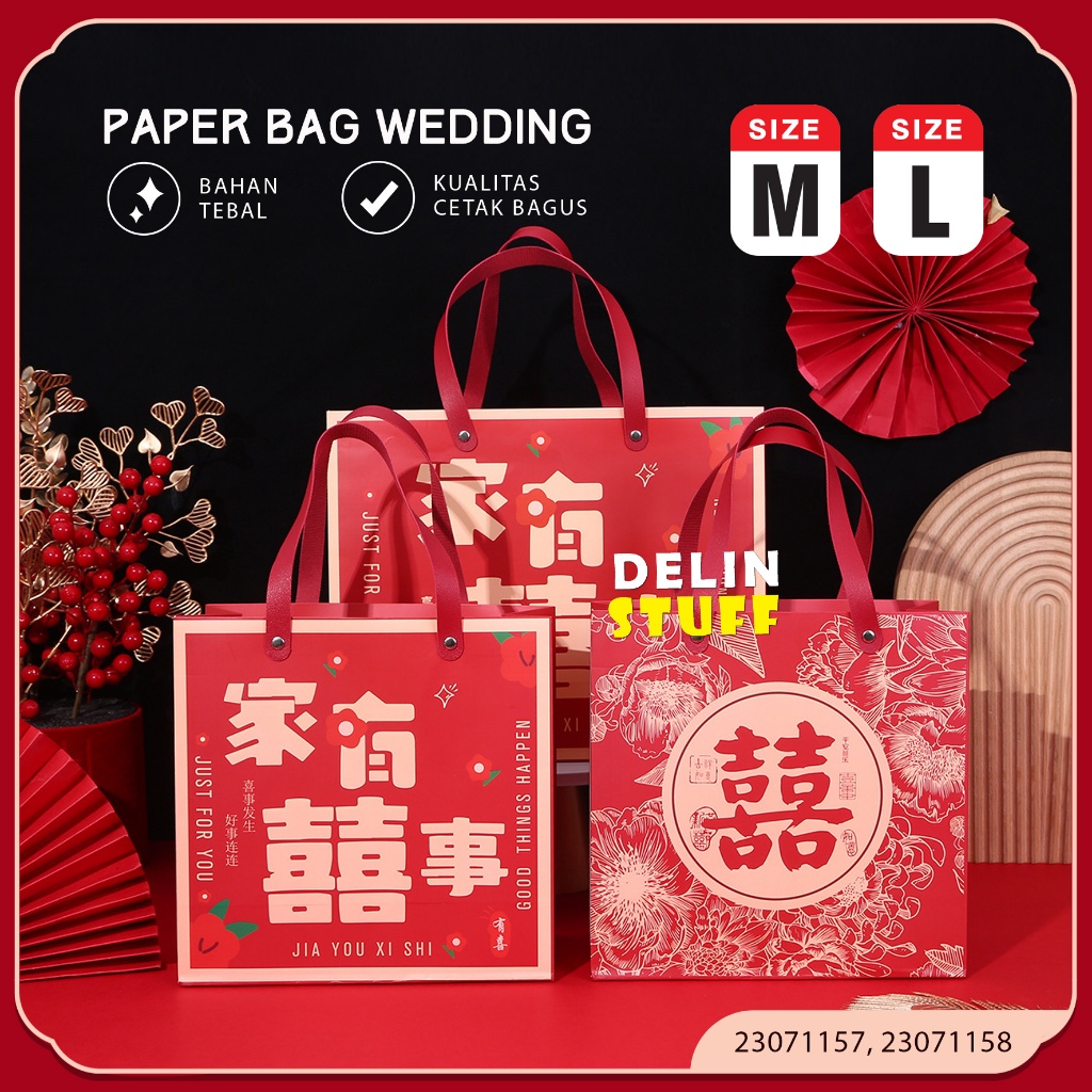 

Paper Bag Wedding Kotak Souvenir Pernikahan Paperbag Wedding Teapai Phangteh (23071157 23071158)