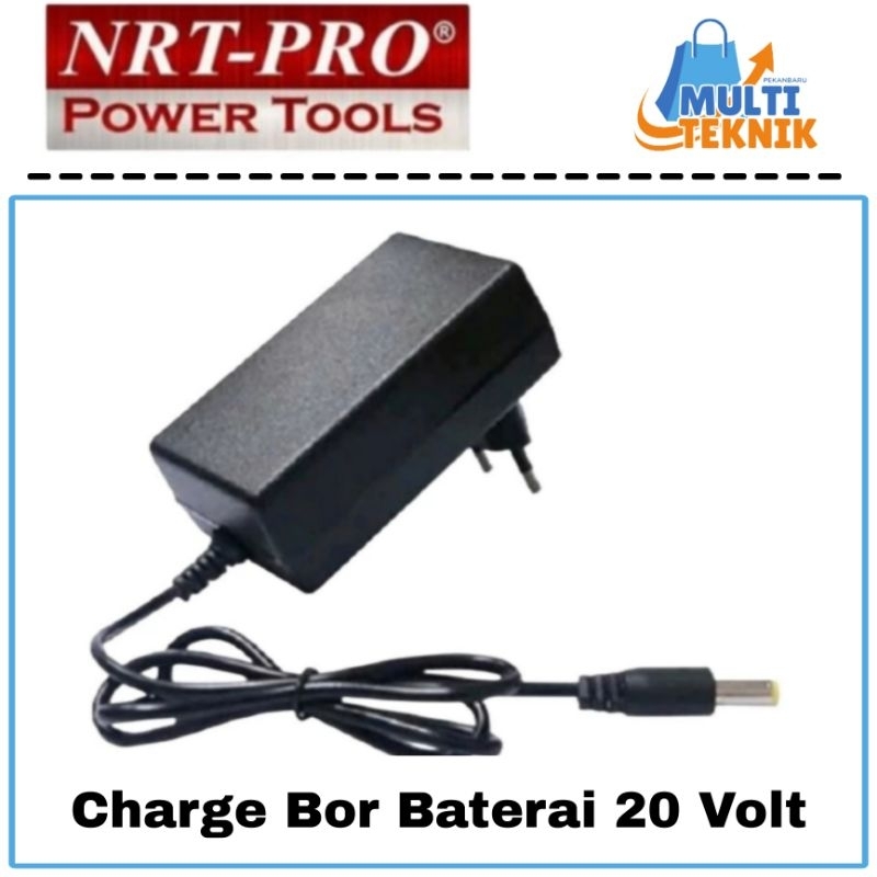 NRT PRO Adaptor Charger 20V Cas Mesin Bor Baterai DC 340 Universal