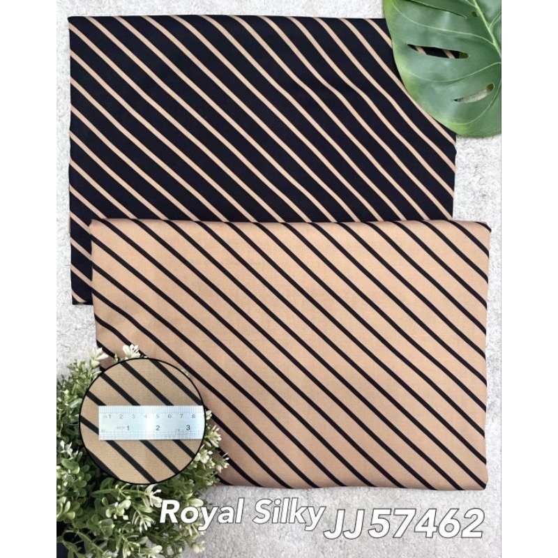 Kain Rayon Royal Silky motif 57462 per 0,5m Rayon Kain Rayon Meteran gaun, gamis, dress, dan kaftan